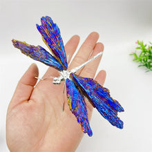 Load image into Gallery viewer, AURA TOURMALINE KYANITE DRAGONFLY