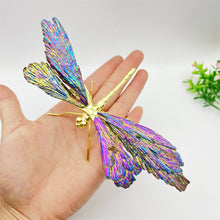 Load image into Gallery viewer, AURA TOURMALINE KYANITE DRAGONFLY
