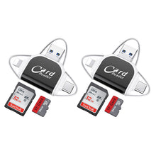 Load image into Gallery viewer, Multi-Port 4 i 1 Universal SD TF-kortleser