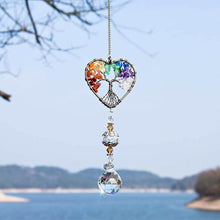 Load image into Gallery viewer, Crystal Wind Chime Tree Of Life Suncatcher